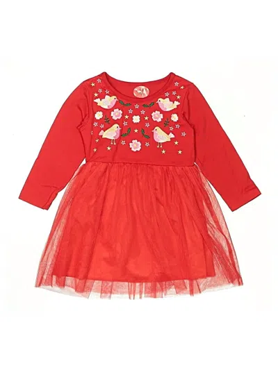 Pre-owned Assorted Brands Kids' Dress In Red