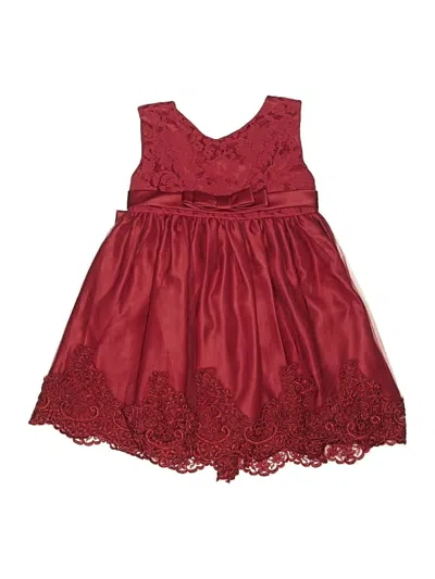 Pre-owned Assorted Brands Kids' Dress In Red