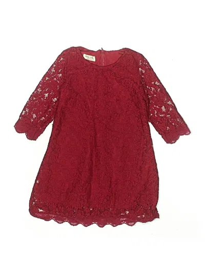 Pre-owned Assorted Brands Kids' Dress In Red