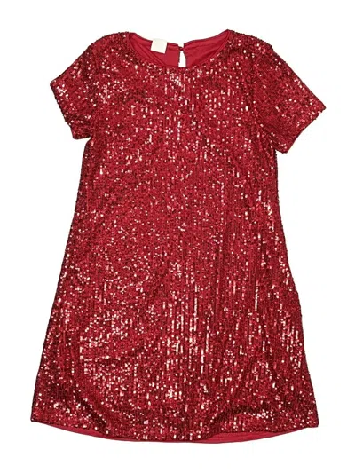 Pre-owned Assorted Brands Kids' Dress In Red