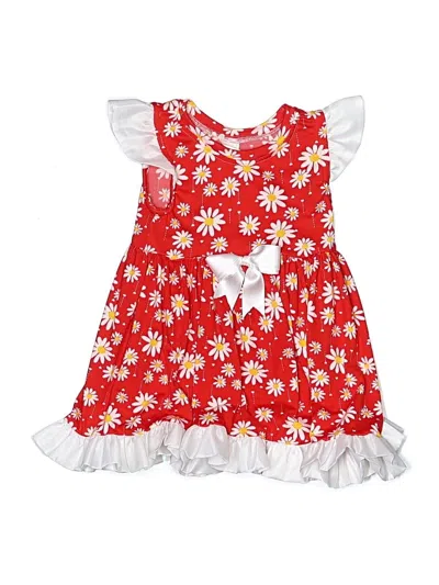 Pre-owned Assorted Brands Kids' Dress In Red