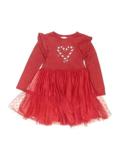Pre-owned Assorted Brands Kids' Dress In Red