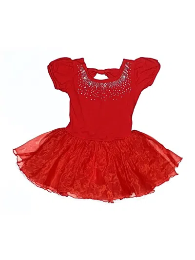 Pre-owned Assorted Brands Kids' Dress In Red