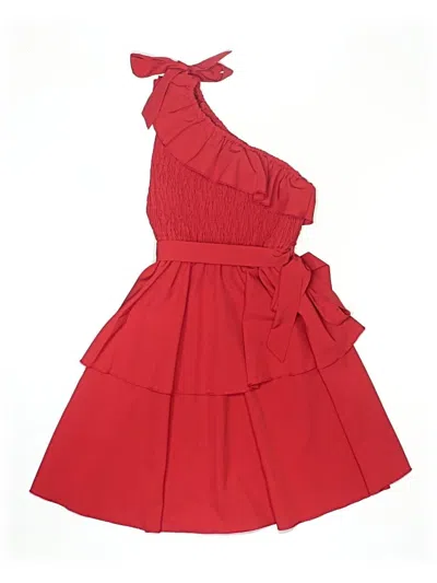 Pre-owned Assorted Brands Kids' Dress In Red