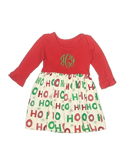 Pre-owned Assorted Brands Kids' Dress In Red