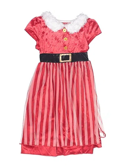 Pre-owned Assorted Brands Kids' Dress In Red