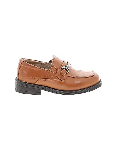 Pre-owned Assorted Brands Kids' Dress Shoes In Brown