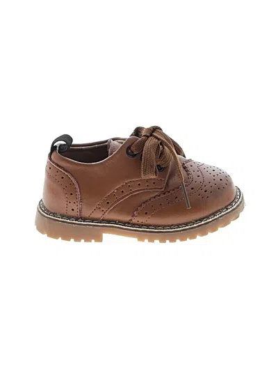 Pre-owned Assorted Brands Kids' Dress Shoes In Brown