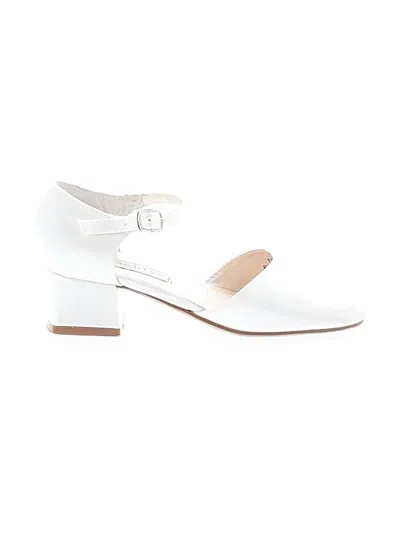 Pre-owned Assorted Brands Kids' Dress Shoes In White