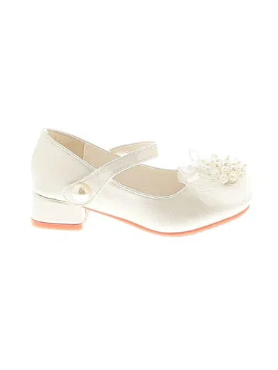 Pre-owned Assorted Brands Kids' Dress Shoes In White