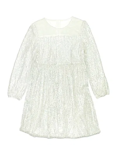 Pre-owned Assorted Brands Kids' Dress In Silver