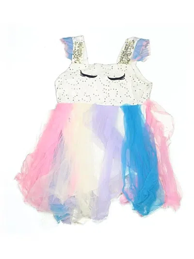 Pre-owned Assorted Brands Kids' Dress In Silver