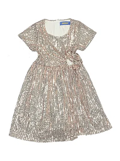 Pre-owned Assorted Brands Kids' Dress In Silver