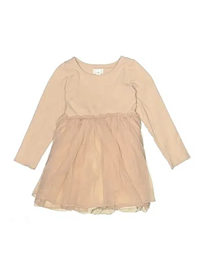 Pre-owned Assorted Brands Kids' Dress In Tan