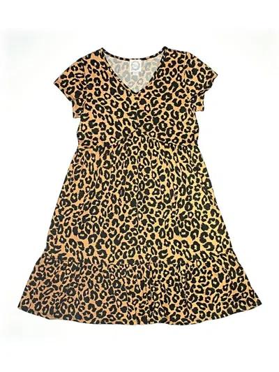 Pre-owned Assorted Brands Kids' Dress In Tan