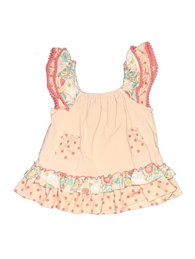 Pre-owned Assorted Brands Kids' Dress In Tan
