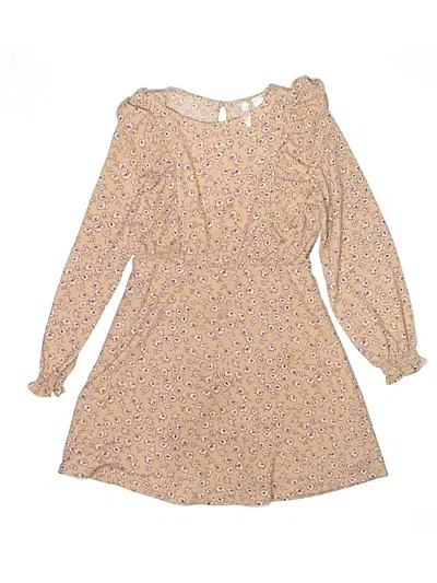 Pre-owned Assorted Brands Kids' Dress In Tan