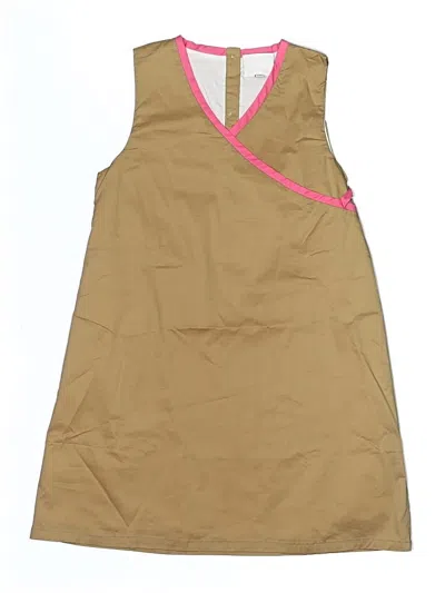 Pre-owned Assorted Brands Kids' Dress In Tan
