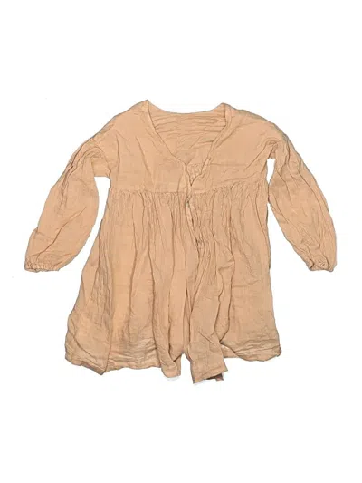 Pre-owned Assorted Brands Kids' Dress In Tan