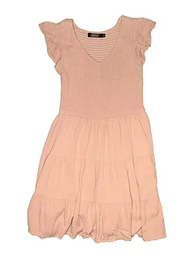 Pre-owned Assorted Brands Kids' Dress In Tan