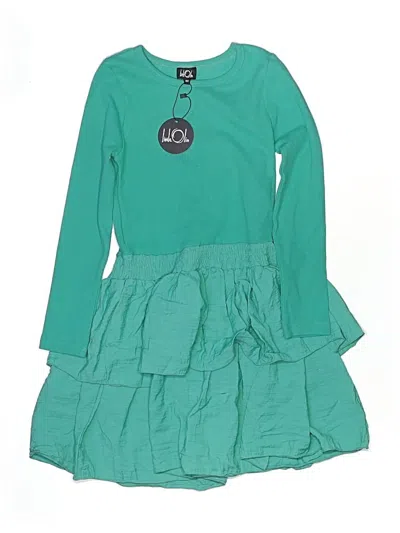 Pre-owned Assorted Brands Kids' Dress In Teal