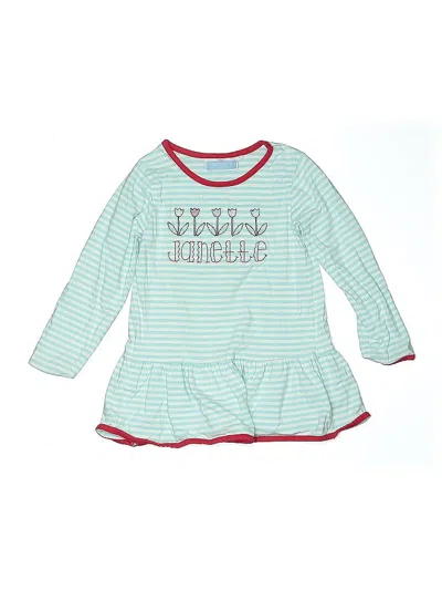 Pre-owned Assorted Brands Kids' Dress In Teal