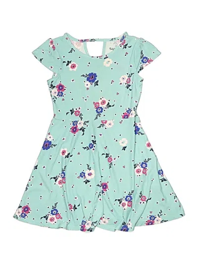 Pre-owned Assorted Brands Kids' Dress In Teal