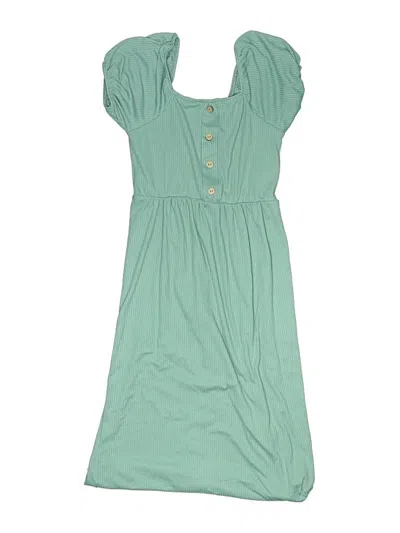 Pre-owned Assorted Brands Kids' Dress In Teal
