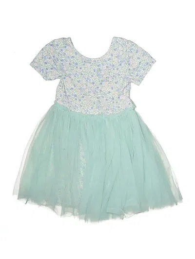 Pre-owned Assorted Brands Kids' Dress In Teal