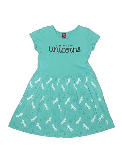 Pre-owned Assorted Brands Kids' Dress In Teal
