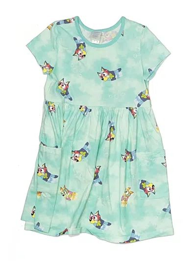 Pre-owned Assorted Brands Kids' Dress In Teal