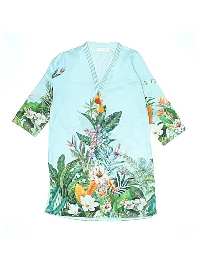 Pre-owned Assorted Brands Kids' Dress In Teal