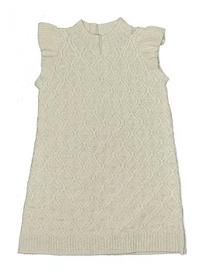 Pre-owned Assorted Brands Kids' Dress In White