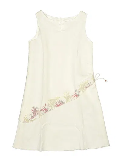 Pre-owned Assorted Brands Kids' Dress In White