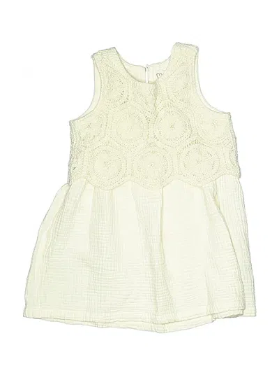 Pre-owned Assorted Brands Kids' Dress In White