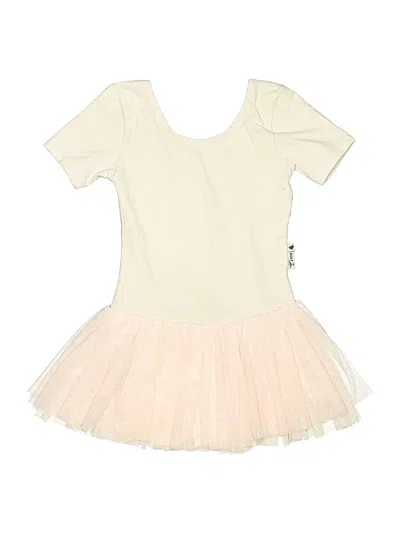 Pre-owned Assorted Brands Kids' Dress In White