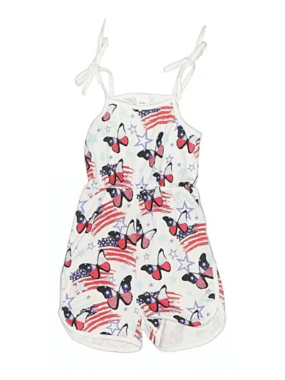 Pre-owned Assorted Brands Kids' Dress In White