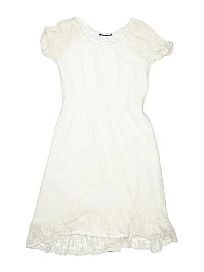 Pre-owned Assorted Brands Kids' Dress In White