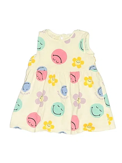Pre-owned Assorted Brands Kids' Dress In White