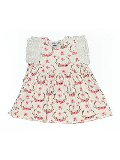 Pre-owned Assorted Brands Kids' Dress In White