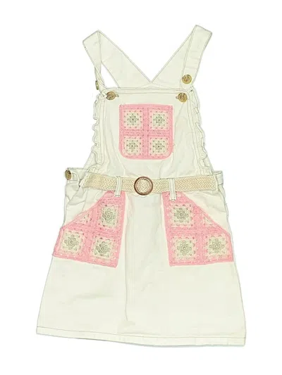Pre-owned Assorted Brands Kids' Dress In White