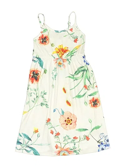 Pre-owned Assorted Brands Kids' Dress In White