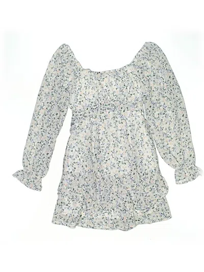 Pre-owned Assorted Brands Kids' Dress In White