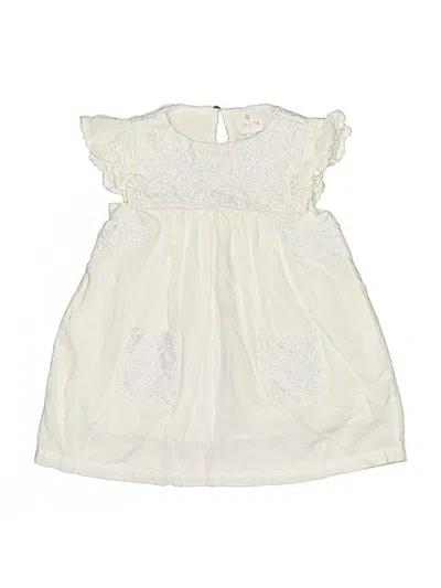 Pre-owned Assorted Brands Kids' Dress In White
