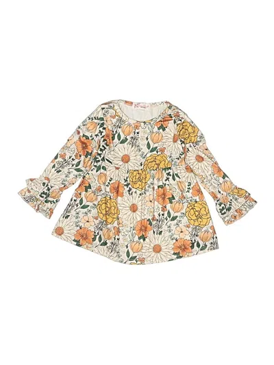 Pre-owned Assorted Brands Kids' Dress In White
