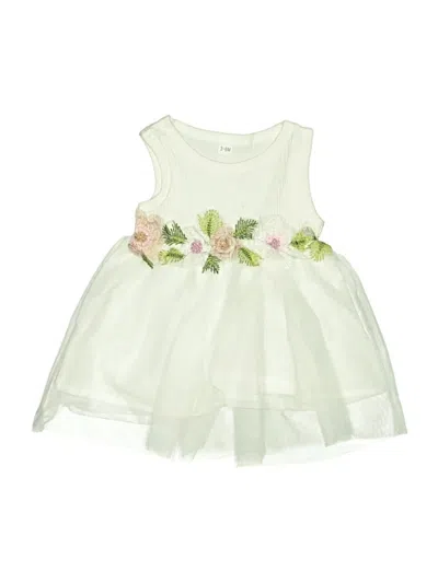 Pre-owned Assorted Brands Babies' Dress In White
