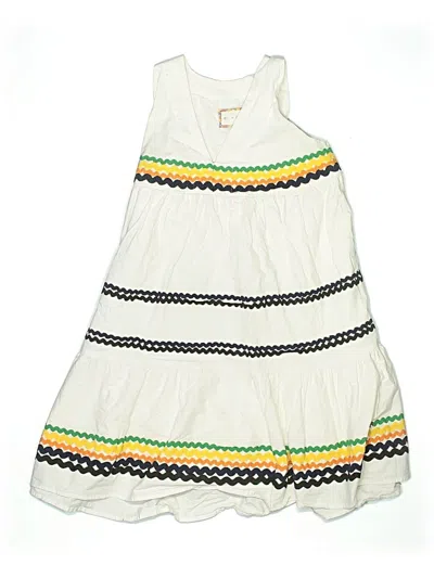 Pre-owned Assorted Brands Kids' Dress In White