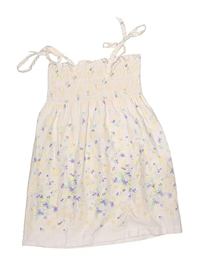 Pre-owned Assorted Brands Kids' Dress In White