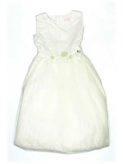 Pre-owned Assorted Brands Kids' Dress In White
