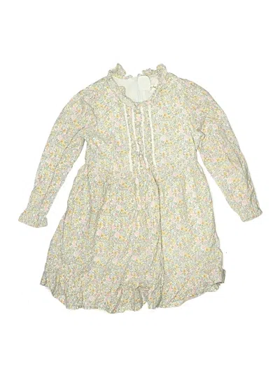 Pre-owned Assorted Brands Kids' Dress In White
